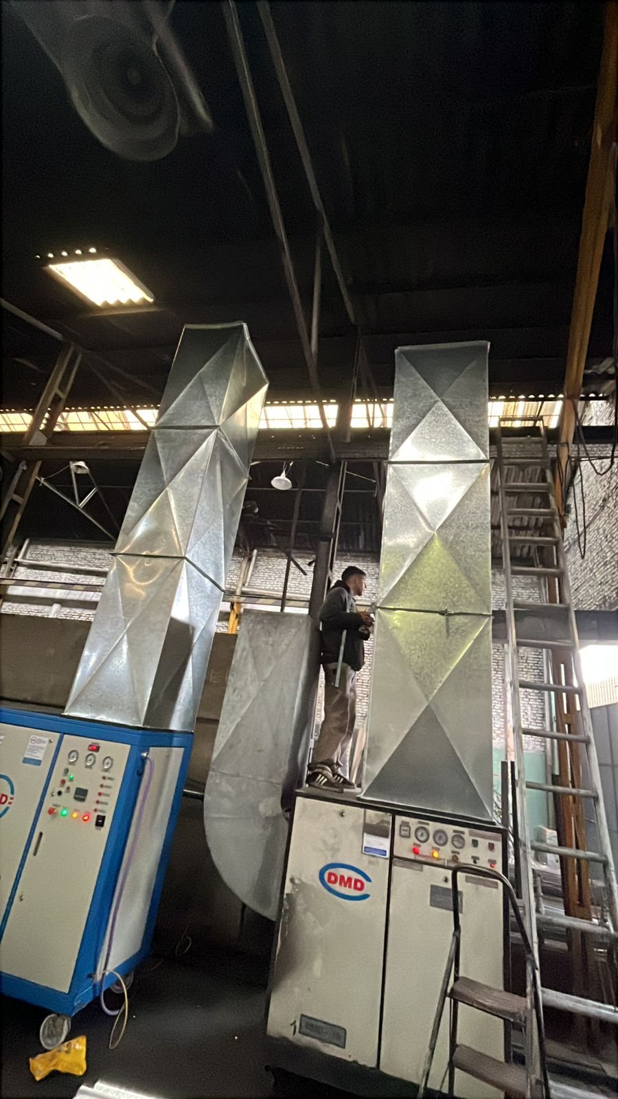 Conductos rectangulares metálicos para ventilación